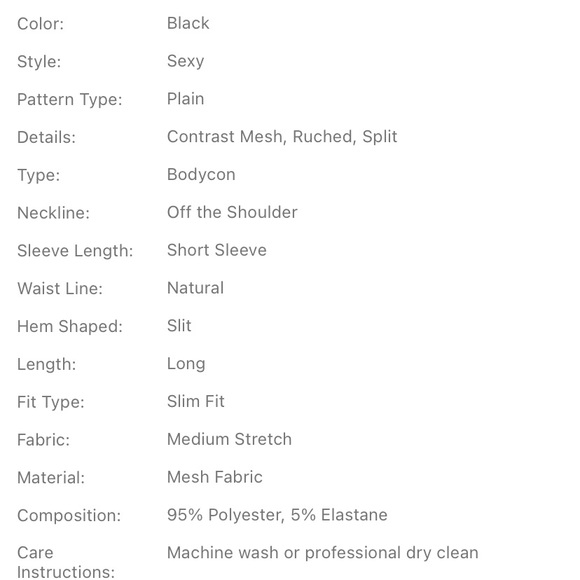 Black & Nude Off Shoulder Split Thigh Mesh Dress - Picture 10 of 13